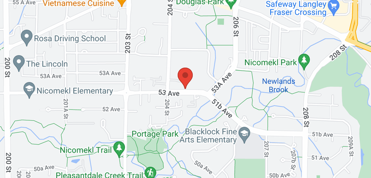 map of 409 20443 53 AVENUE